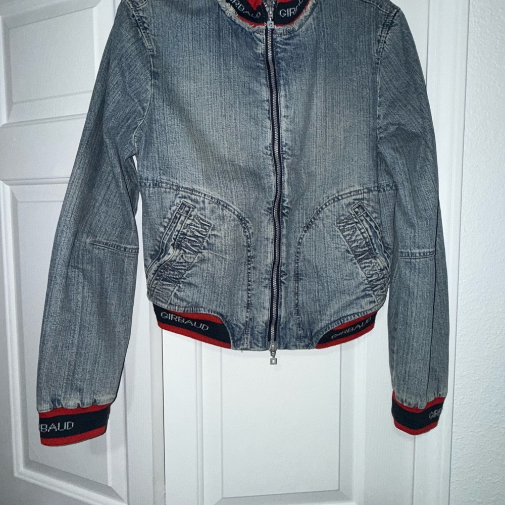 Marithe Francois Girbaud Gray Denim Jacket